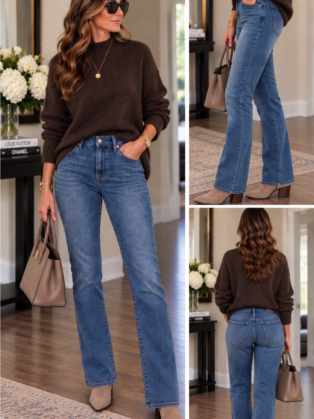White House Black Market Medium Blue Flare Jeans